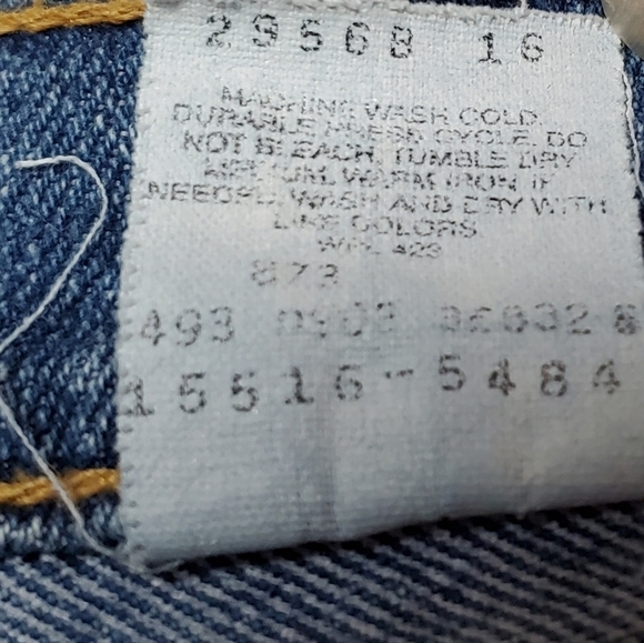 VINTAGE Y2K Levi's 515 Low Rise Stretch Stone Wash Bootcut Jeans 12 Long - Picture 10 of 12